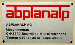 Abplanalp AG , Busswil bei Biel , Schweiz